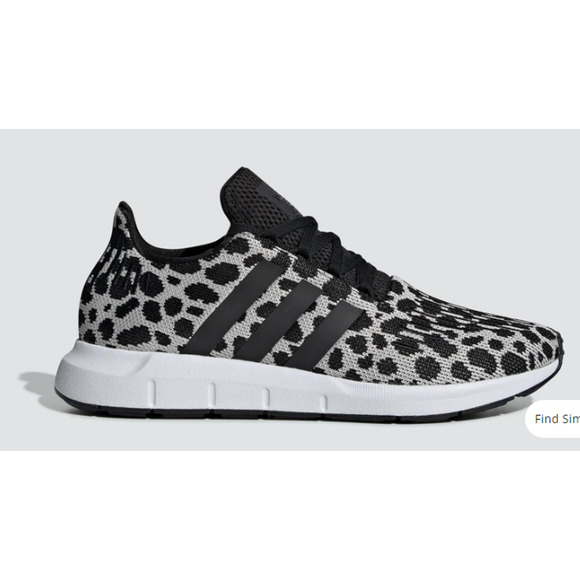 adidas Swift Run W 7 Raw White/Core Black/Carbon - Picture 1 of 9